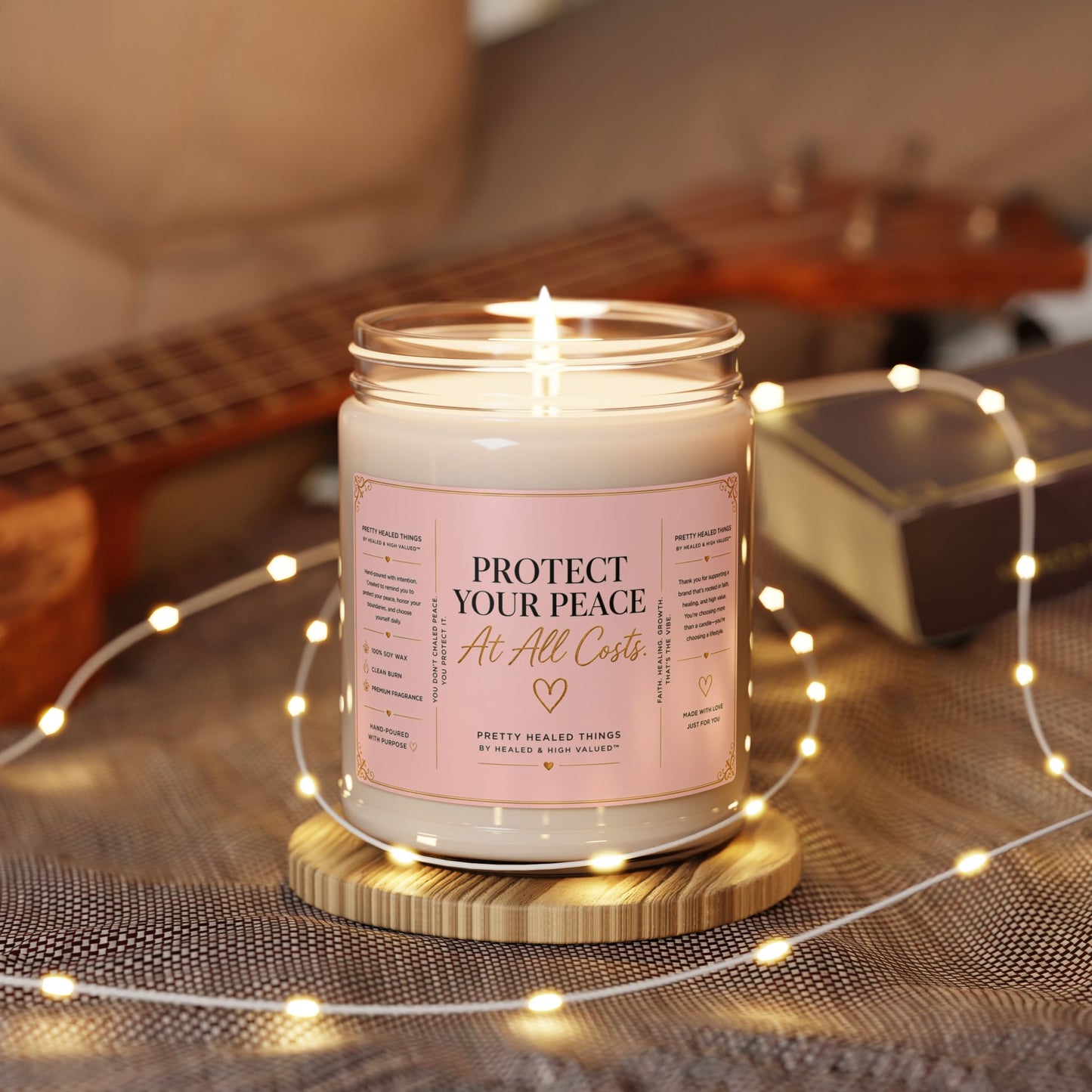 I Am Healed Candle – Self Love & Healing Affirmation Soy Candle