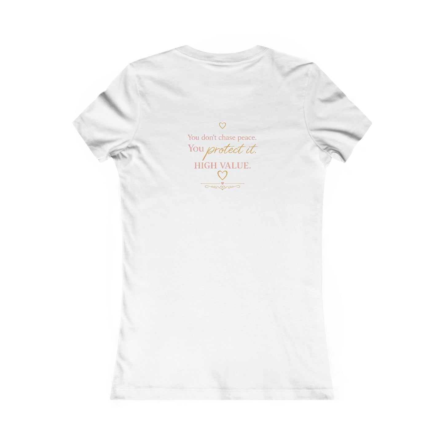 Protect Your Peace Shirt – Motivational Back Print Graphic Tee for Women