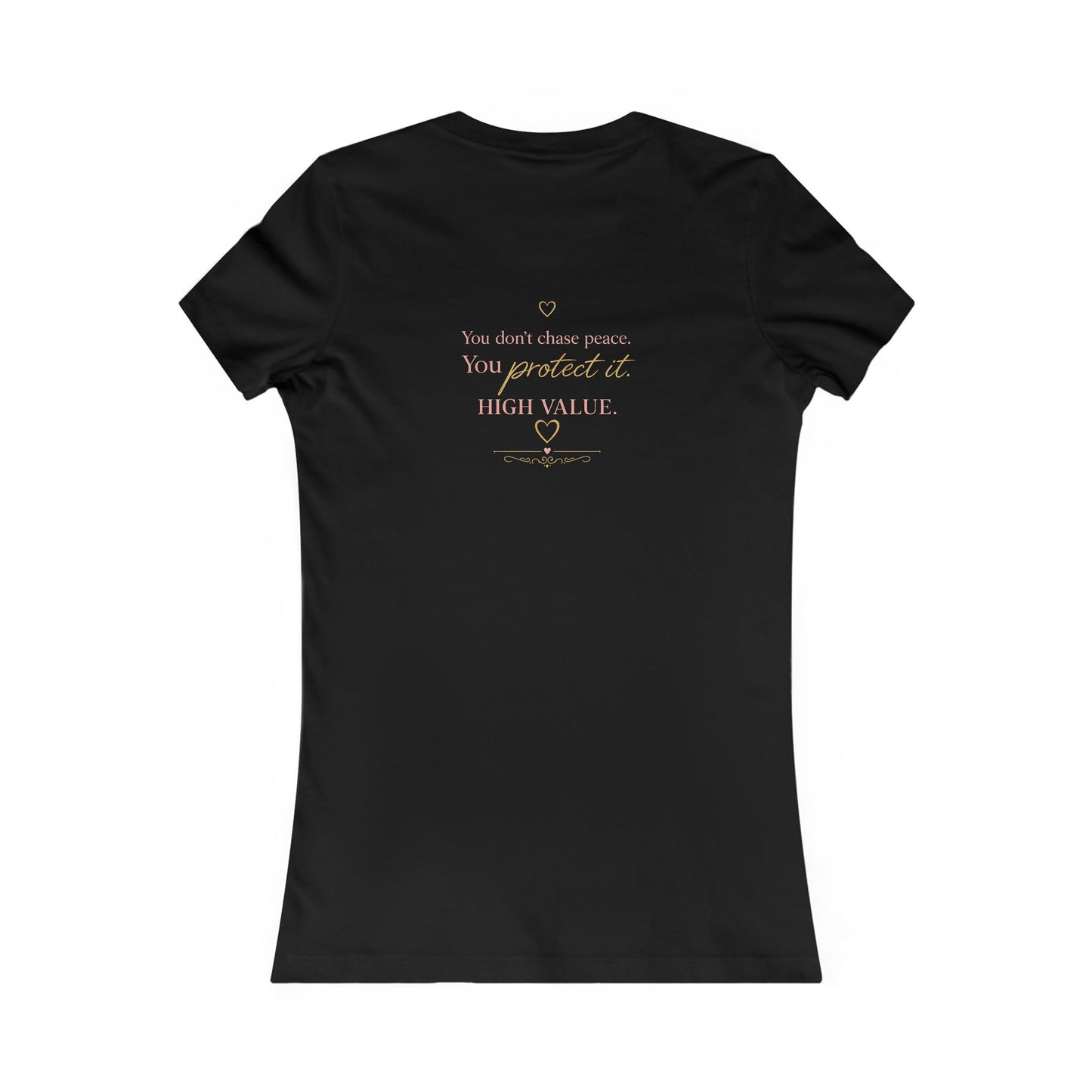 Protect Your Peace Shirt – Motivational Back Print Graphic Tee for Women