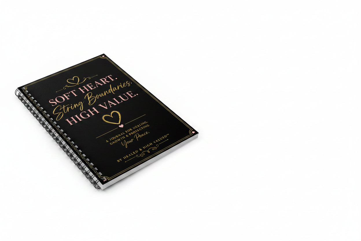 High Value Healing Journal – Self Love, Boundaries & Personal Growth Notebook