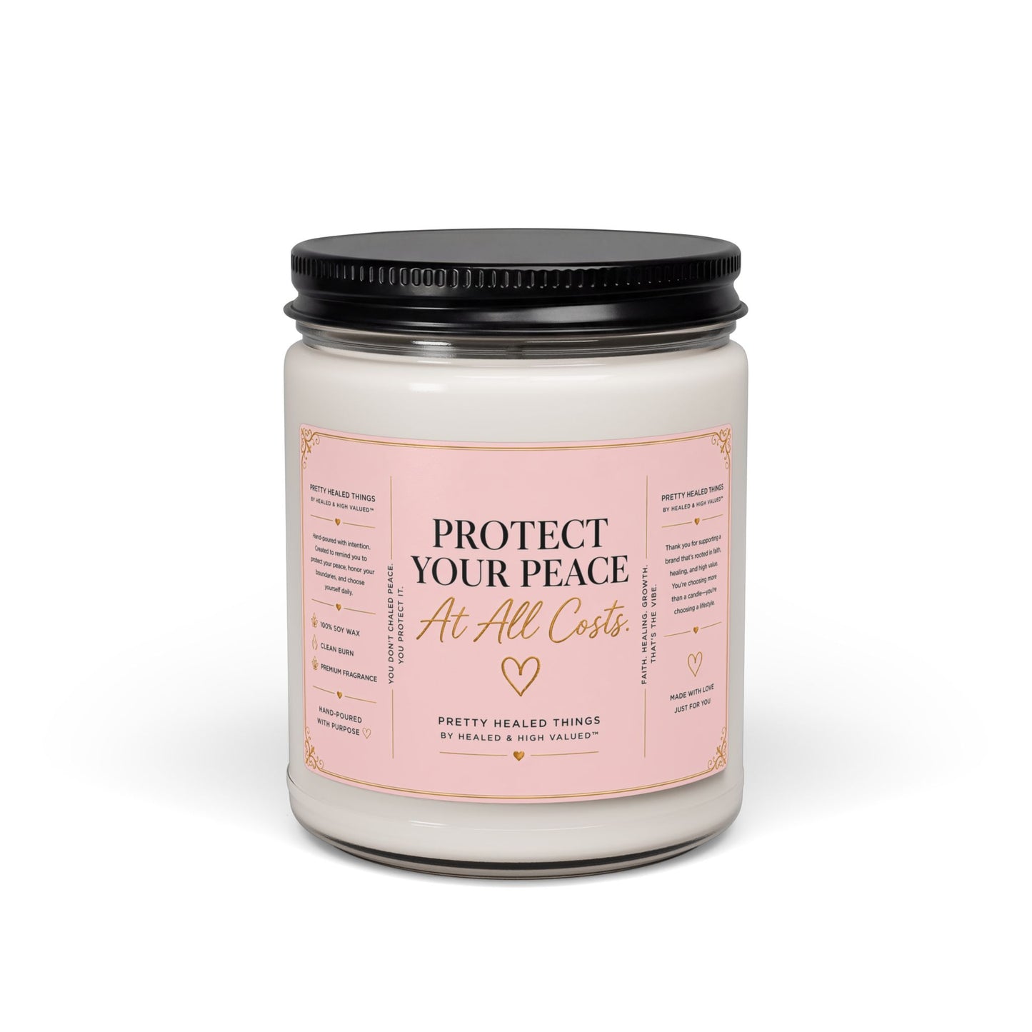 I Am Healed Candle – Self Love & Healing Affirmation Soy Candle